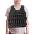 15kg Adjustable Loading Weighted Vest Gym Boxing Running Training Sand Waistcoat