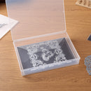 Clear Storage Case for Cutting Dies Stencil Album Stamp Crafts Plastic Seal Bag