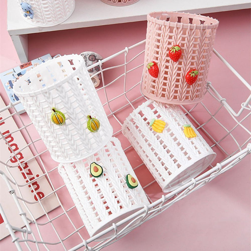 Stationery Storage Tool Desktop Organize Makeup Brush Storage Pen Holder