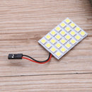 T10 5050 24SMD LED Panel Car Interior White Light Festoon Dome Lamp Blub Newly