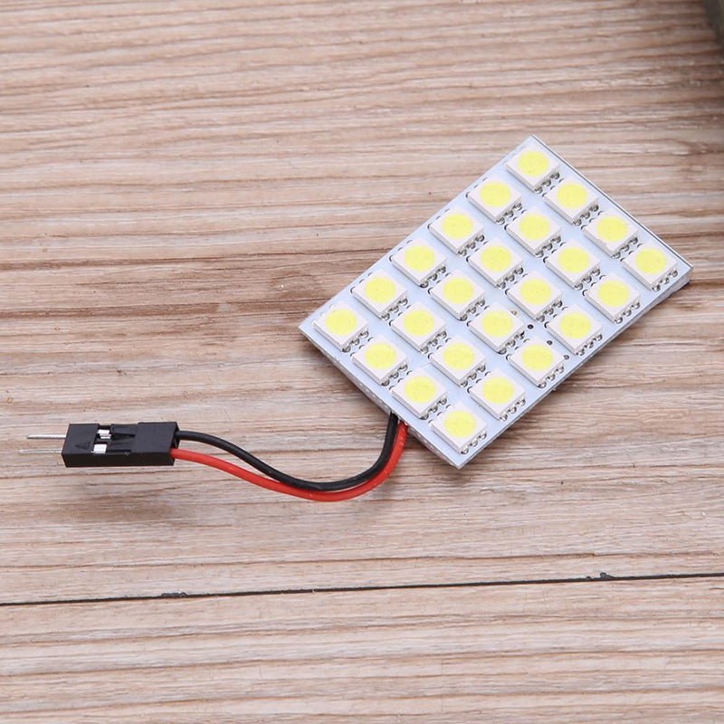 T10 5050 24SMD LED Panel Car Interior White Light Festoon Dome Lamp Blub Newly