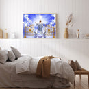5D DIY Diamond Painting Full Round Drill Open Door Jesus Wall Decor Rhinestone