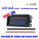 5pcs M4430 Digital Voltmeter Ammeter 0.28 inch LED Display Meter (200V)