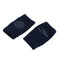 1 Pair Antiskid Baby Kneepads Protector Soft Crawling Leg Warmers(Navy Blue