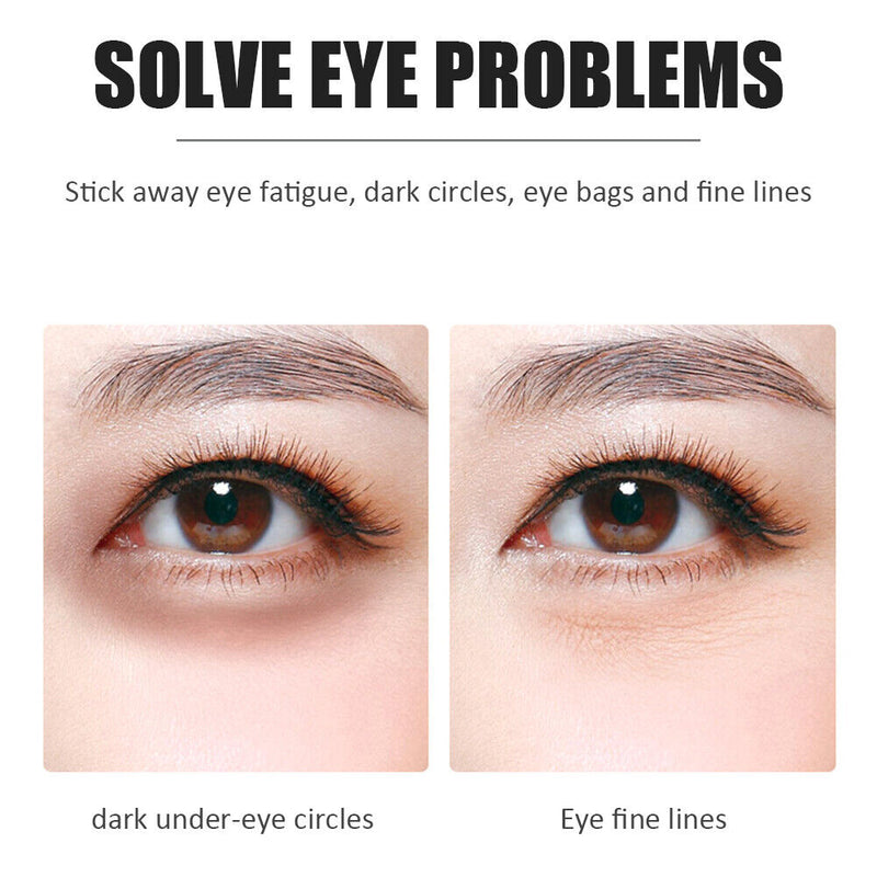 2pcs Vitamin C Collagen Eye Masks Anti Puffiness Dark Circles Acne Beauty P