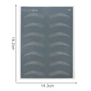 Microblading Semi-Permanent Eyebrow Tattoo Practice Skin Sheet (Round)