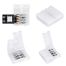 LED Light Strip Connectors Set For SMD 5050 Multicolor 12V-24V LED Strip X7I2