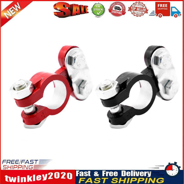 1 Pair Universal Positive Negative Car Battery Terminals Clamp Connector Newly