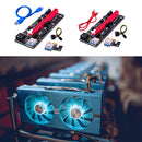 Ver009S USB 3.0 PCIe 1X to 16X Riser Card Adapter SATA 15Pin to 6Pin Power Cable