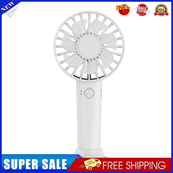 Mini Portable Fan Handheld USB Charging Air Cooling Powerful Fans (White)