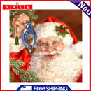 Diamond Painting 5D Full Round Drill Mosaic DIY Happy Santa Claus Wall Decor Kit