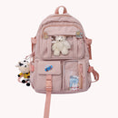 Cute Casual Women Backpacks Large Capacity Casual Daypack Multi Pockets for Girl