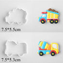 Birthday Pastry Making Cookie Cutters Car Biscuit Mould Baking Mold Cake Decor