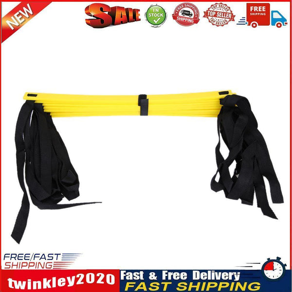 Nylon Straps Agility Ladder Football Speed Training Stairs (4m 8-Rung) Newly