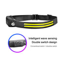 COB LED Headlamp Sensor Headlight Flashlight USB Outdoor Camping Head Lamp