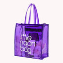 PVC Transparent Handbag Tote Clear Large Capacity Waterproof Summer Beach Clutch