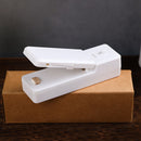 Portable Mini Sealing Household Machine Heat Sealer Plastic Capper (White) Newly