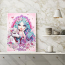 5D DIY Special Shaped Diamond Painting Girl Embroidery Kits Living Room Decor