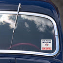 NO MORE GUNS Protect Kids From Guns Stickers Decals Window Car Bumper M3O7