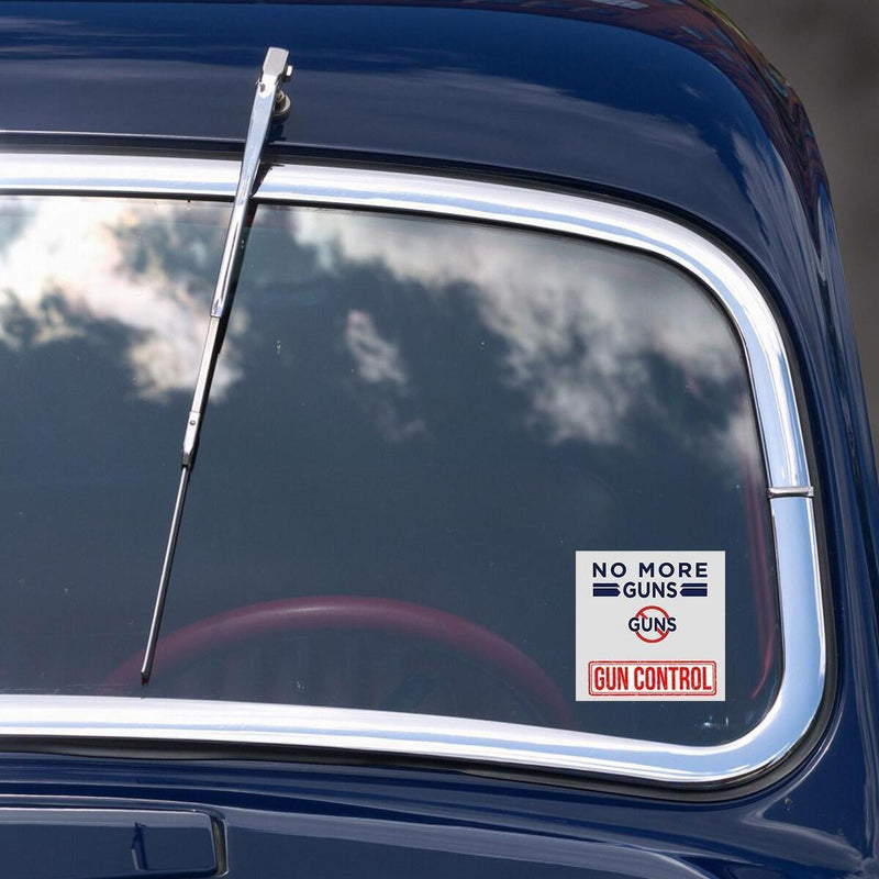 NO MORE GUNS Protect Kids From Guns Stickers Decals Window Car Bumper M3O7