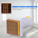 Square LED Digital Voltmeter Ammeter Hertz Meter Signal Lights Voltage Meter