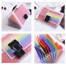 Expanding School Plastic Document Bag 13 Pockets File Folder Paper Organizer