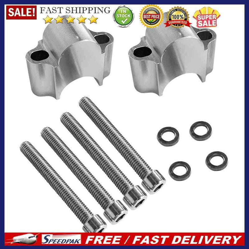1 Pair CNC Aluminum Motorcycle Handlebar Risers for 7/8 1-1/8 inch Handlebars