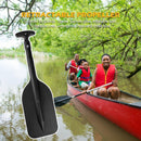 Retractable Portable Telescope Rafting Boat Paddle for Water Sport (Black)