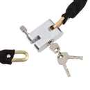 Motorcycle Electric Bike Chain Lock Bicycle Scooter Padlock Anti-theft