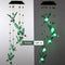 Solar Hummingbird Wind Chimes Hanging Catcher Windchime Pendant Hanging Ornament