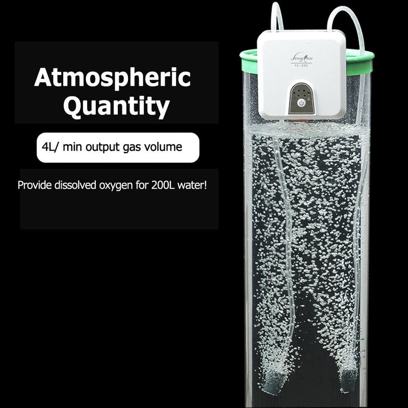 Mute Aquarium Tank Oxygen Water Pump Oxygenated Outdoor Fishing Aerator