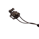 Outdoor Backpack Clip Molle Hanging Buckle w/ Whistle Rope (Army Green) Newly