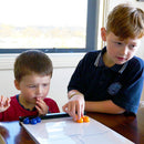 Foldable Tabletop Curling Game Family Board Game for Home School Travel