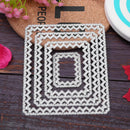 4pcs Metal Cutting Dies Stencils for DIY Scrapbook Photo (Rectangular Love)