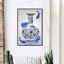 Porcelain Vase Oil Paint By Numbers Kits DIY Canvas Wall Art Picture Home Craft