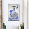Porcelain Vase Oil Paint By Numbers Kits DIY Canvas Wall Art Picture Home Craft