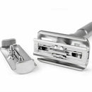 Men Adjustable Double Edge Shaving Safety Razor Shaver W5G7 5pc w/ Zinc Z O0M8
