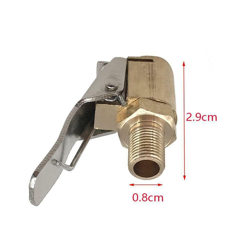 1*8mm Car Air Pump Nozzle Adapter Truck Tire Inflator Valve  Connector Head Clip