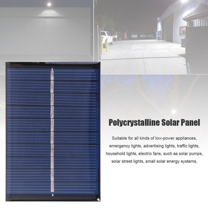 0.6W 5V 120mA Solar Cell Module Polycrystalline Solar Panel DIY Charger