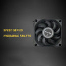 Silent Fan for Computer Cases Chassis Cooling Fan Hydraulic Bearing (7cm) Newly