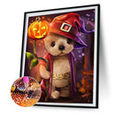 5D Diamond Painting Kit Pumpkin Bear Full Round Drill DIY Crafts Mosaic Pic