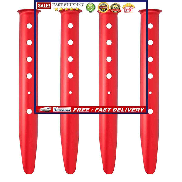 U-Shaped Tent Pegs Lightweight Tent Nails for Camping Hiking Backpacking To