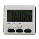 Magnetic LCD Digital Kitchen Cooking Large Timer Loud Alarm P3G9 D4E7
