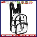 Unisex Students Fashion Transparent Backpack Travel School Women Men Knapsack