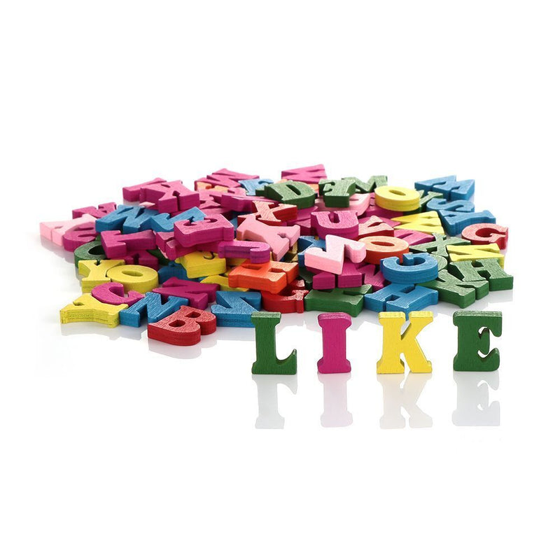 DIY Card Making Home Wooden Letters Alphabet Scrapbooking Wall Decorative