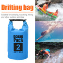 Waterproof Dry Bag Pack Sack Swimming Kayaking Boat Trekking (2L Sky Blue)