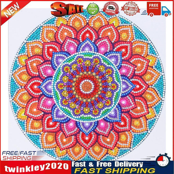 Crystal Drill 5D Special Shaped Diamond Painting Color Mandala Kit (GT138) Newly