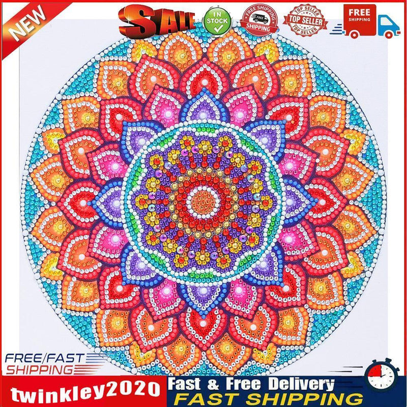 Crystal Drill 5D Special Shaped Diamond Painting Color Mandala Kit (GT138) Newly