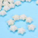 100pcs Five-Pointed Star Stamp Paint Wax Envelope Card Sealing Wax(White)