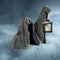 Witch Lantern Ghost Sculpture Ground Reaper Halloween Witch Ornament Statue